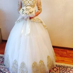 Сдам на прокат свадебное платье в казахском национальном стиле